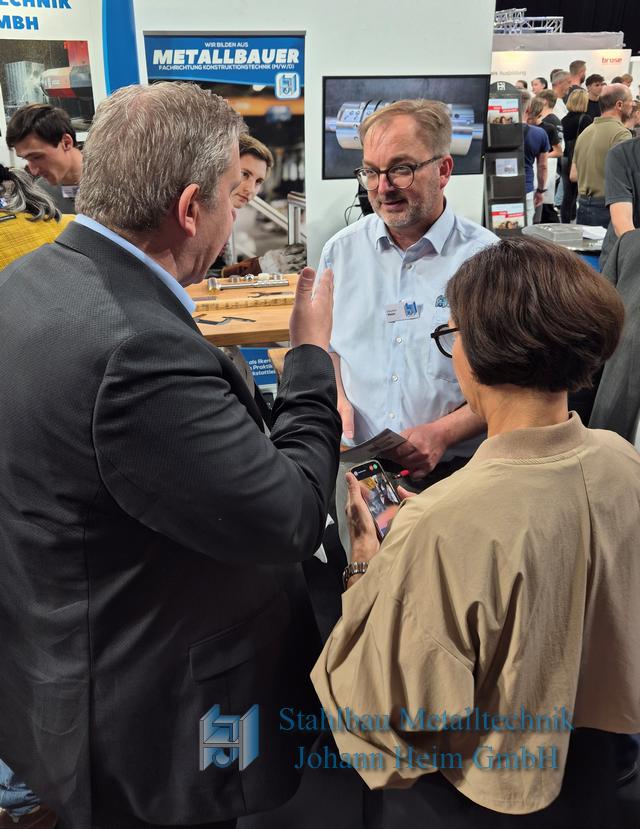 Impressionen Ausbildungsmesse BA2025 - Herr Heim